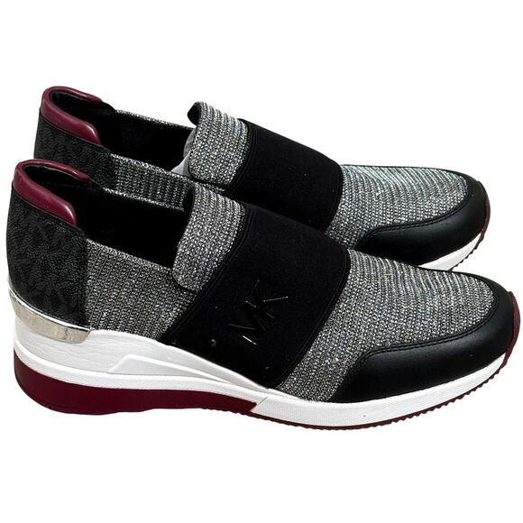 michael kors felix trainer glitter